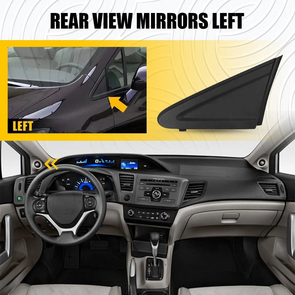 Left Driver Mirror Corner Molding for Honda Civic (2012–2015)