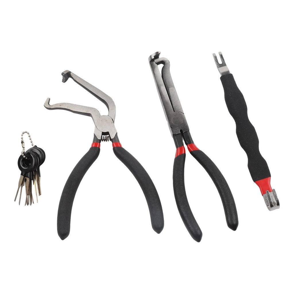 3Pcs Electrical Disconnect Pliers with 8 Terminal Removal Tools for Cars