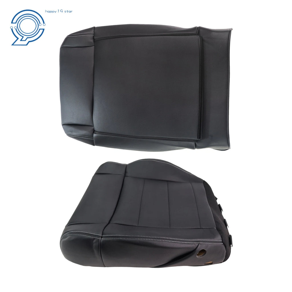 Driver Bottom Back Seat Cover for Jeep Wrangler (2007–2012) Leather Black