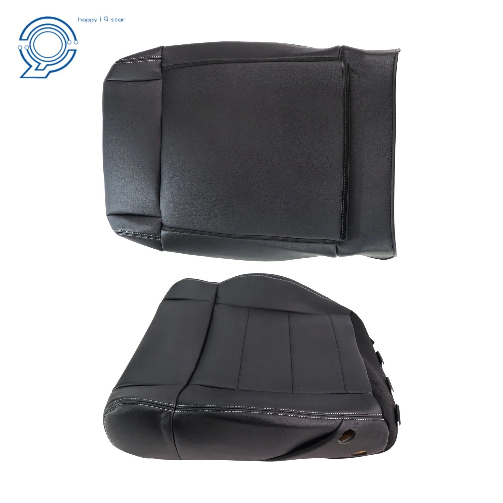 Driver Bottom Back Seat Cover for Jeep Wrangler (2007–2012) Leather Black