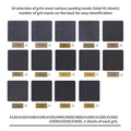 42 Pcs Wet Dry Sandpaper Set 230x93mm Grit 120-3000 for Wood