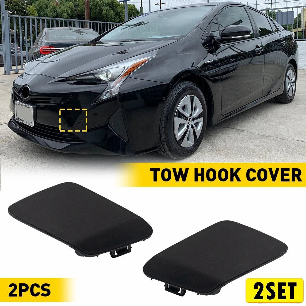 Set of 2 Tow Hooks for Toyota Prius (2016–2017) LH & RH Bumper 52128-47