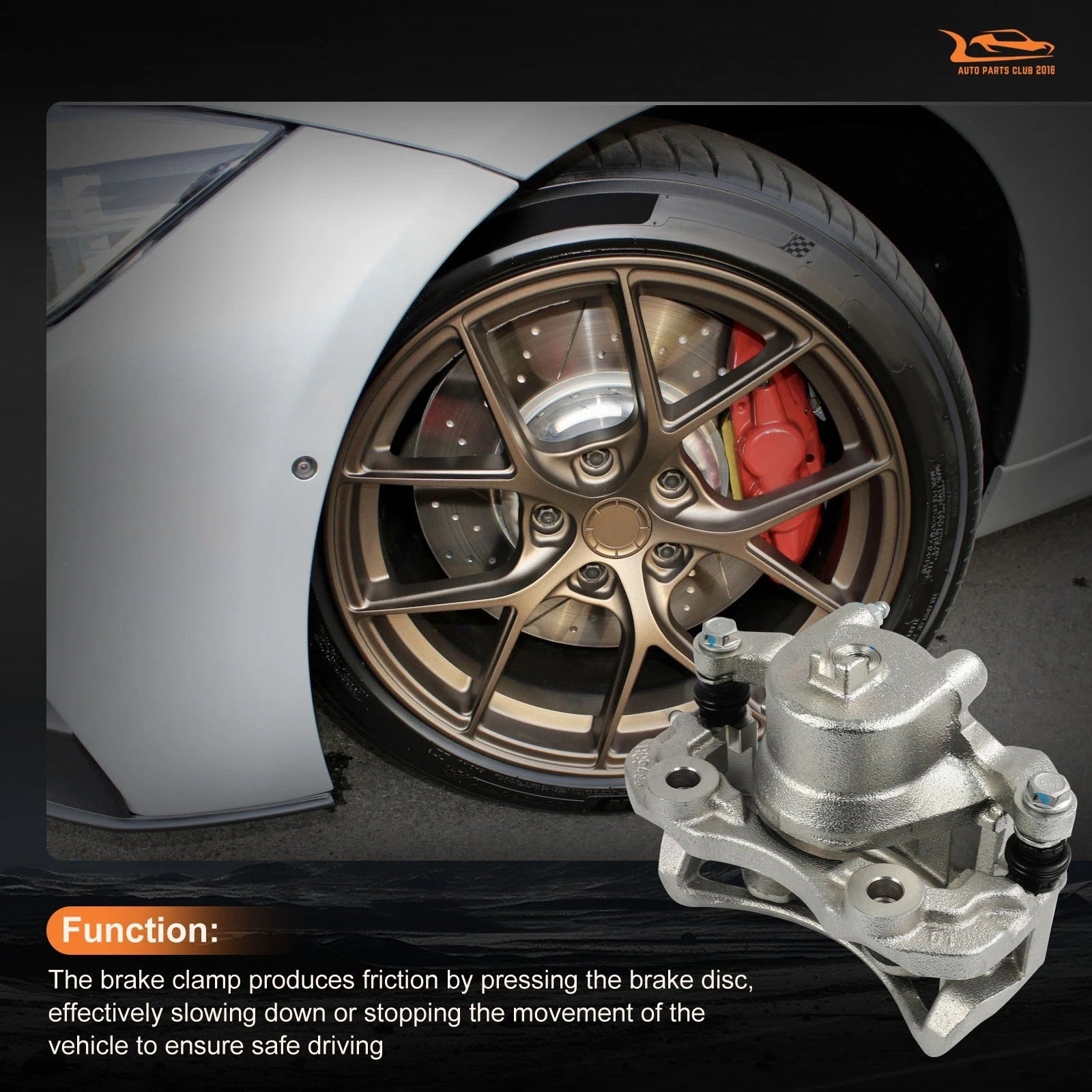 Front Pair Brake Calipers for Nissan Sentra (2000-2006)