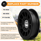 3" Flat Drive Idler Pulley for Cub Cadet Mower (Various Years)