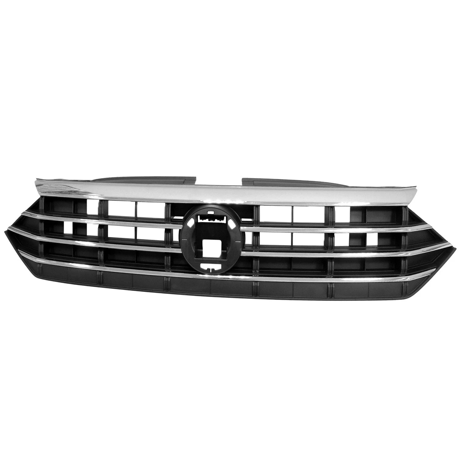 Replacement Black Chrome ABS Plastic Front Grille for Toyota Hilux (2016–2022)
