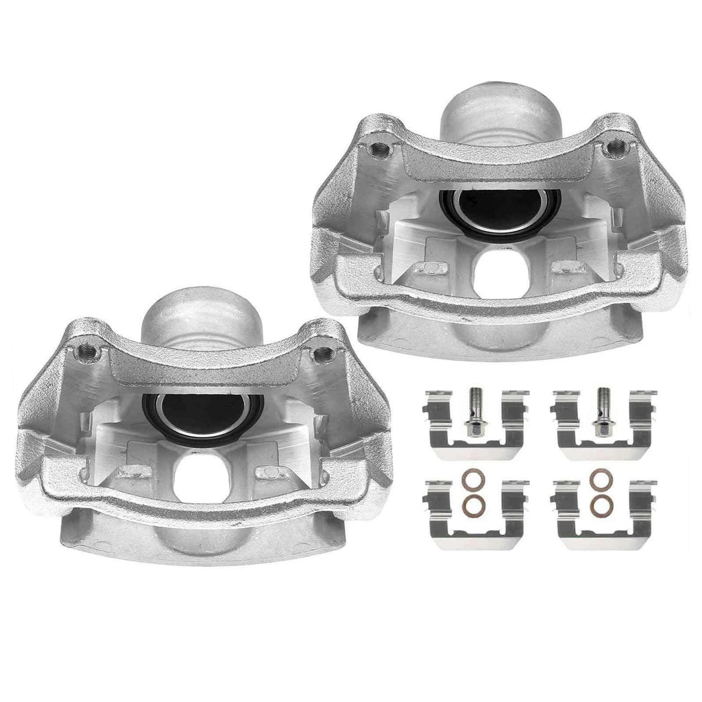 Pair Front Brake Calipers w/ Bracket for Kia Optima (2011–2015)