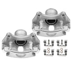 Pair Front Brake Calipers w/ Bracket for Kia Optima (2011–2015)