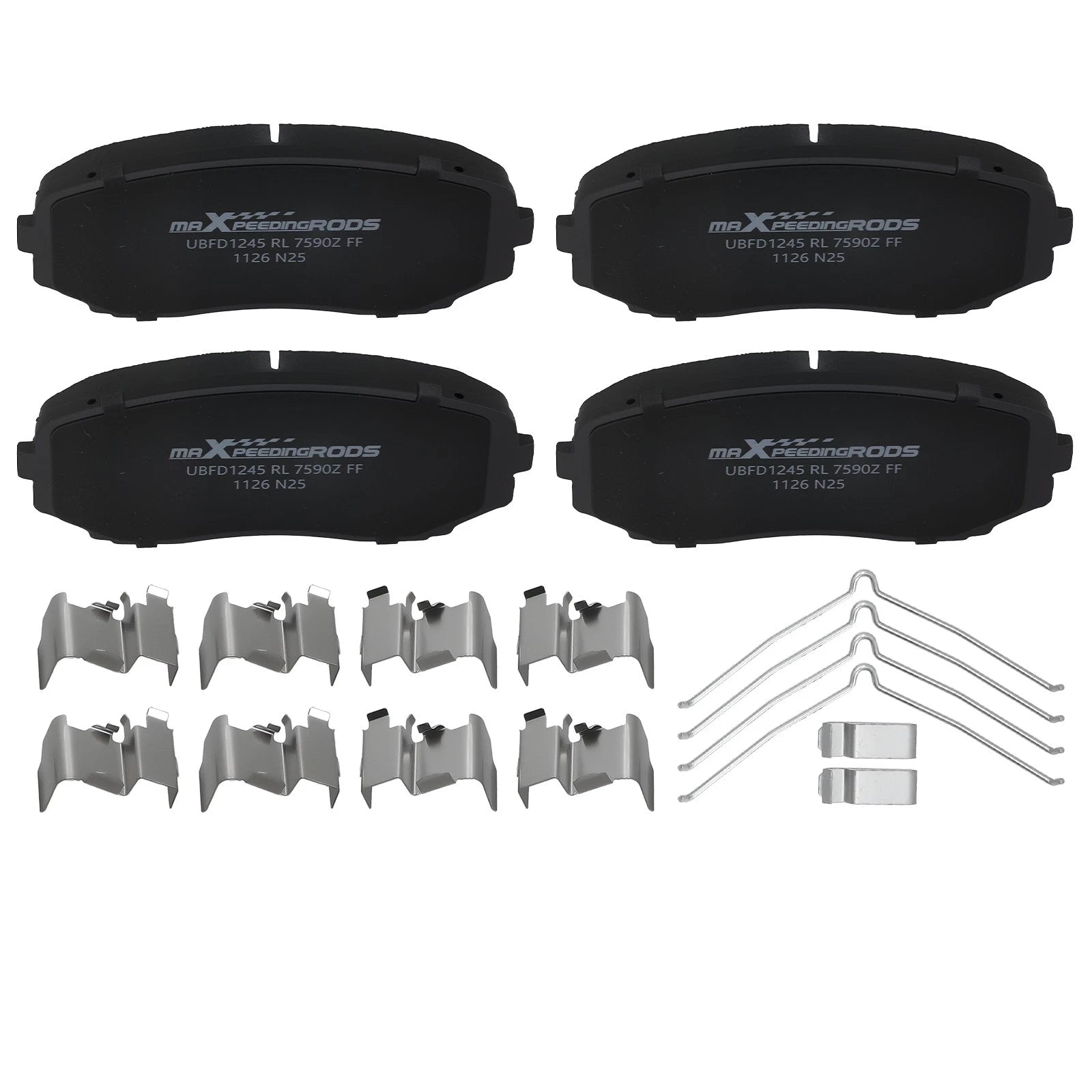 Front Ceramic Brake Pads Kit for Mazda CX-5 (2019–2025) Lincoln MKX (2007–2015)