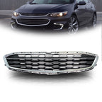 Front Grille Bumper Center for Chevrolet Malibu (2016–2018) Chrome Black