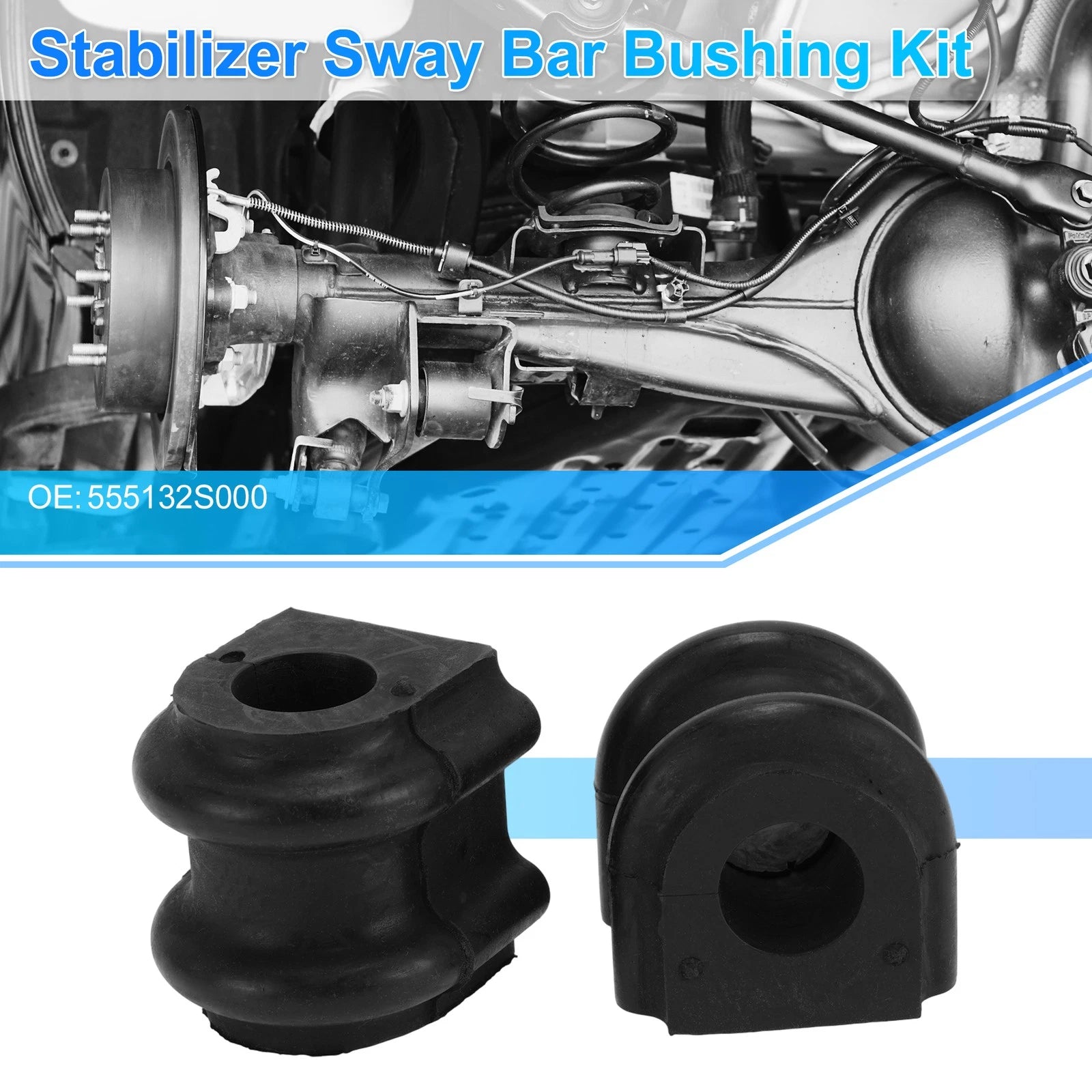 Set of 2 Stabilizer Sway Bar Bushing Kit   No.555132S000