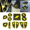 Soft Yellow Car Interior Anti-Dust Mats Accessories for Dodge Challenger (2015–2023)