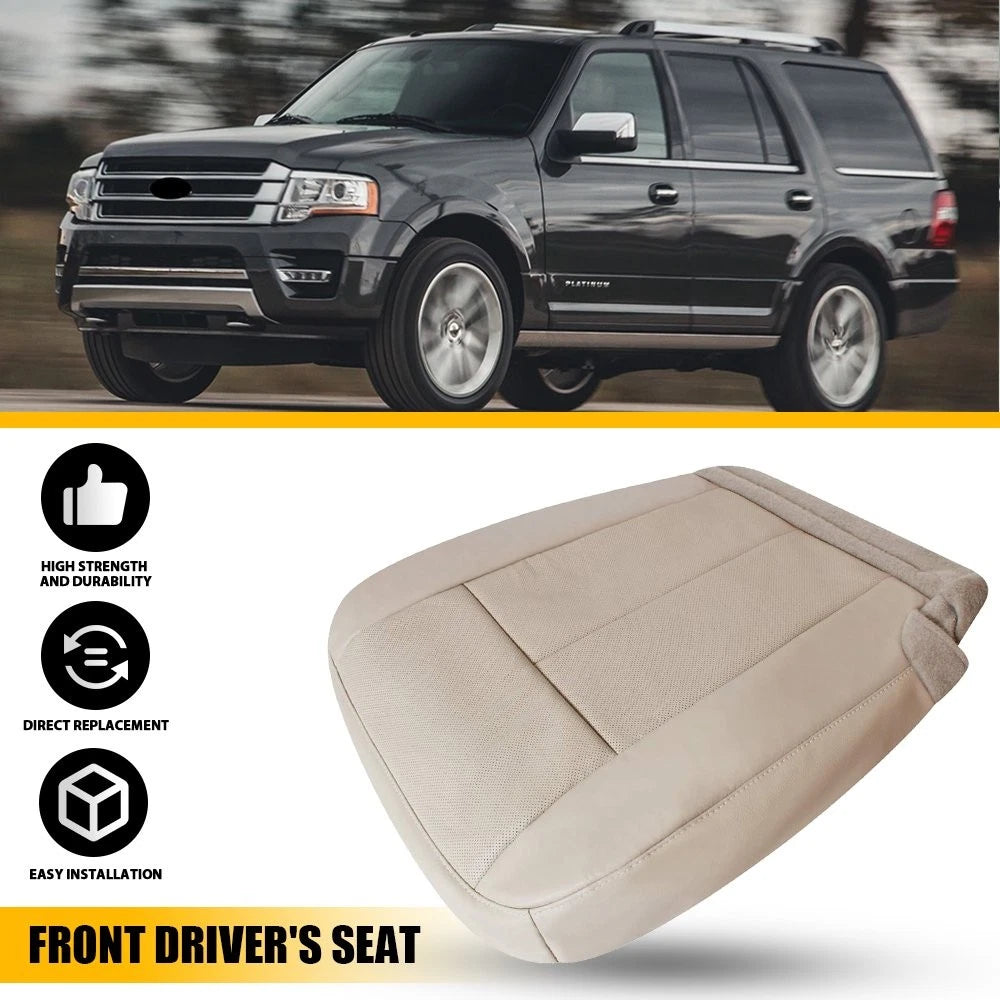 Bottom Seat Cover for Ford Expedition (2015–2017) Tan Front Left EXV