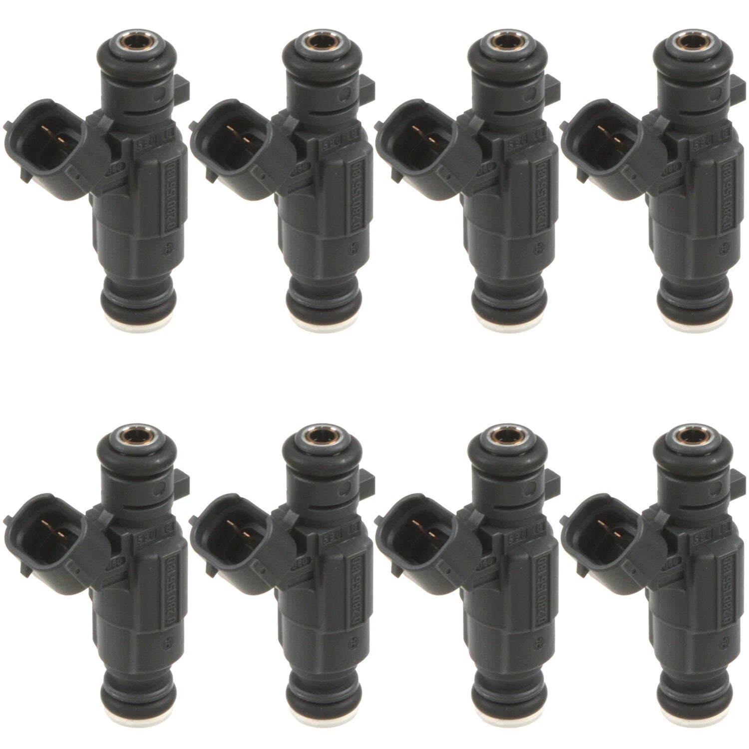 Set of 8 Bosch MPFI Fuel Injectors for Audi A6 A8 Quattro S4 VW Phaeton 4.2L