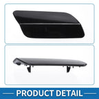 Washer Nozzle Cover Cap Front Right Side Bumper for BMW 640i Black
