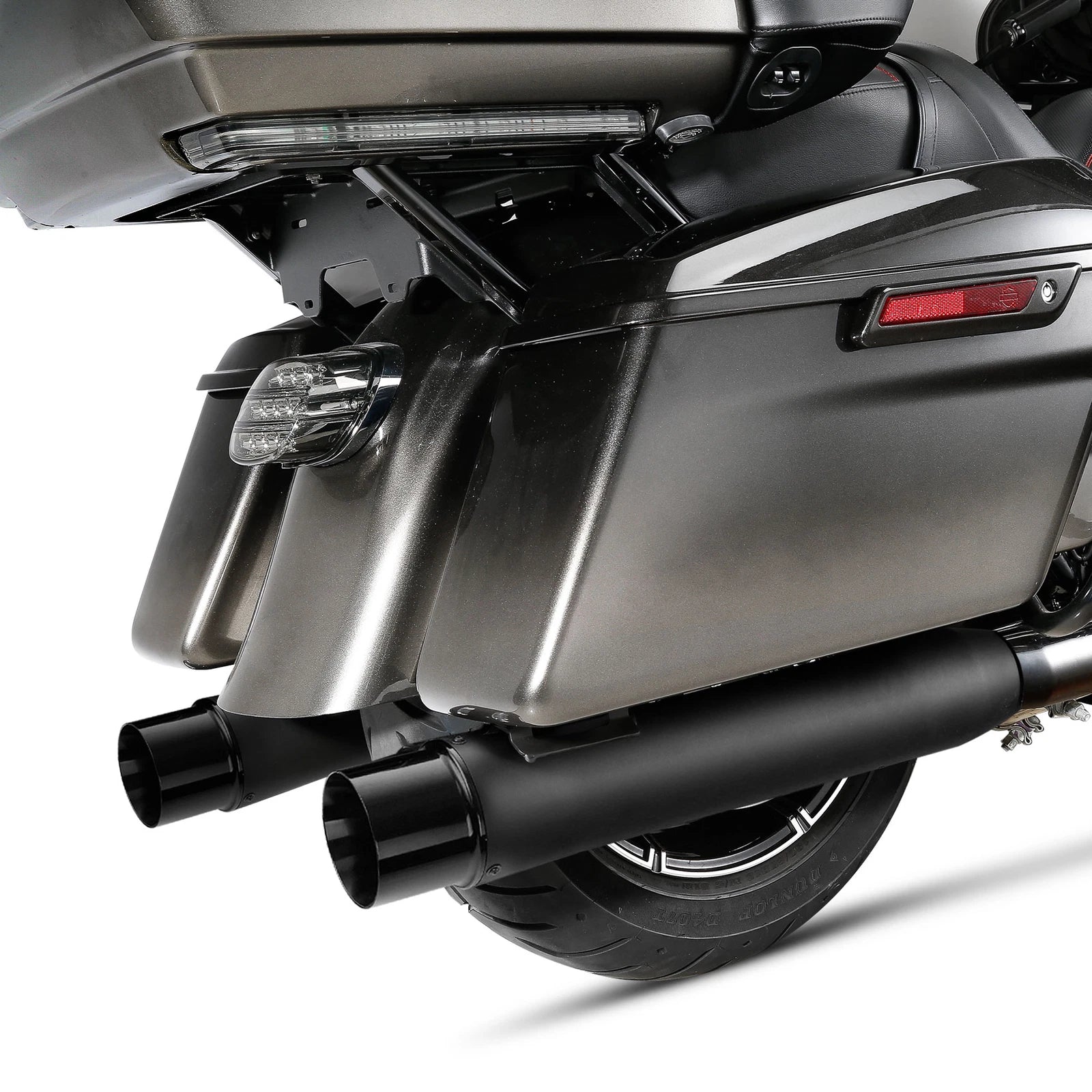 4" Slip-On Straight Mufflers for Harley Road Glide King (2017–2025)