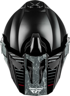 Fly Racing Trekker Full-Face Helmet for Street (2024) - Small Black/Grey