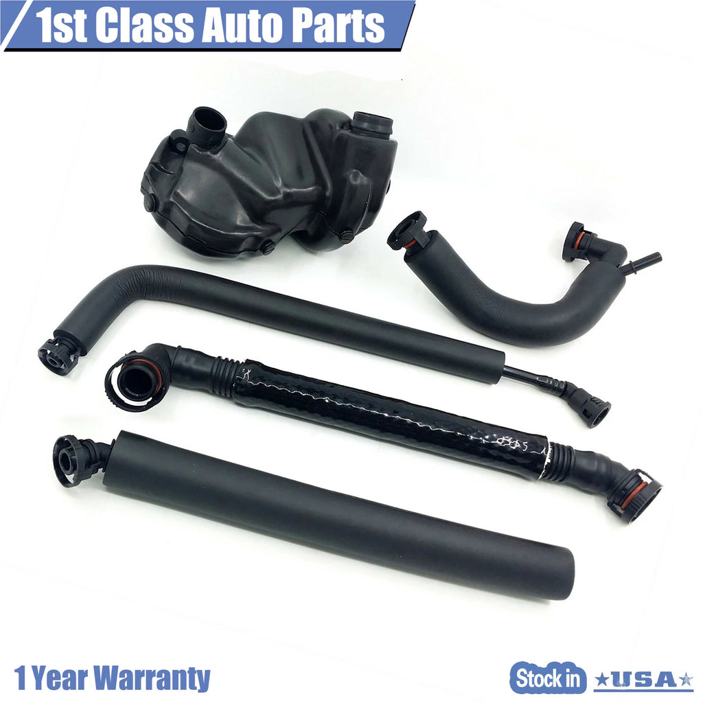 PCV Crankcase Vent Valve + Hose Kit for BMW E46 (2000–2006)