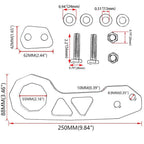 Tow Hook Trailer Ring for Honda Civic (Universal JDM Aluminum)