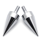 2PC Chrome Spike Bolts for Universal Motorcycle Windscreen Fairings