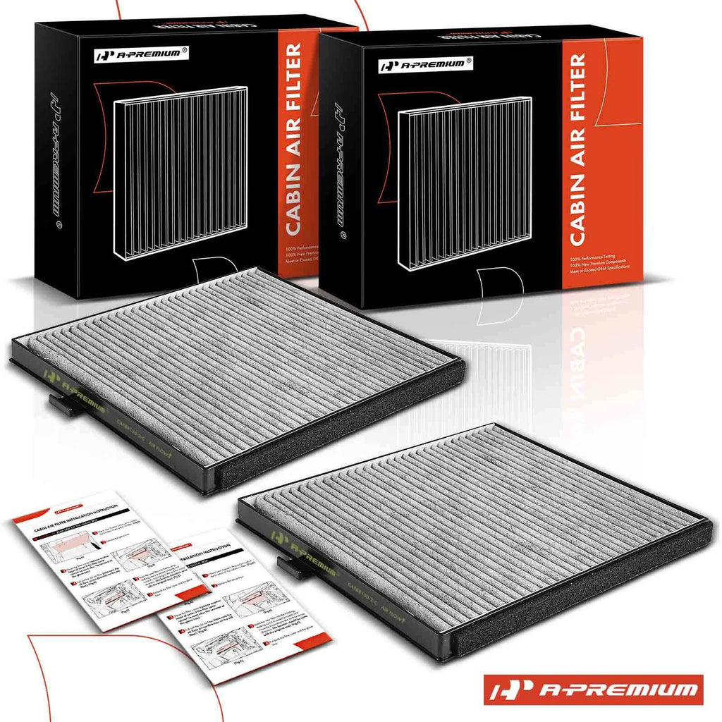 2X Activated Carbon Cabin Air Filter for Honda Odyssey Pilot (2005–2021)