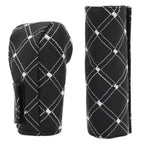 2 x Gear Shift And Handbrake Cover Set Red Wine Cloth for Manual Cars