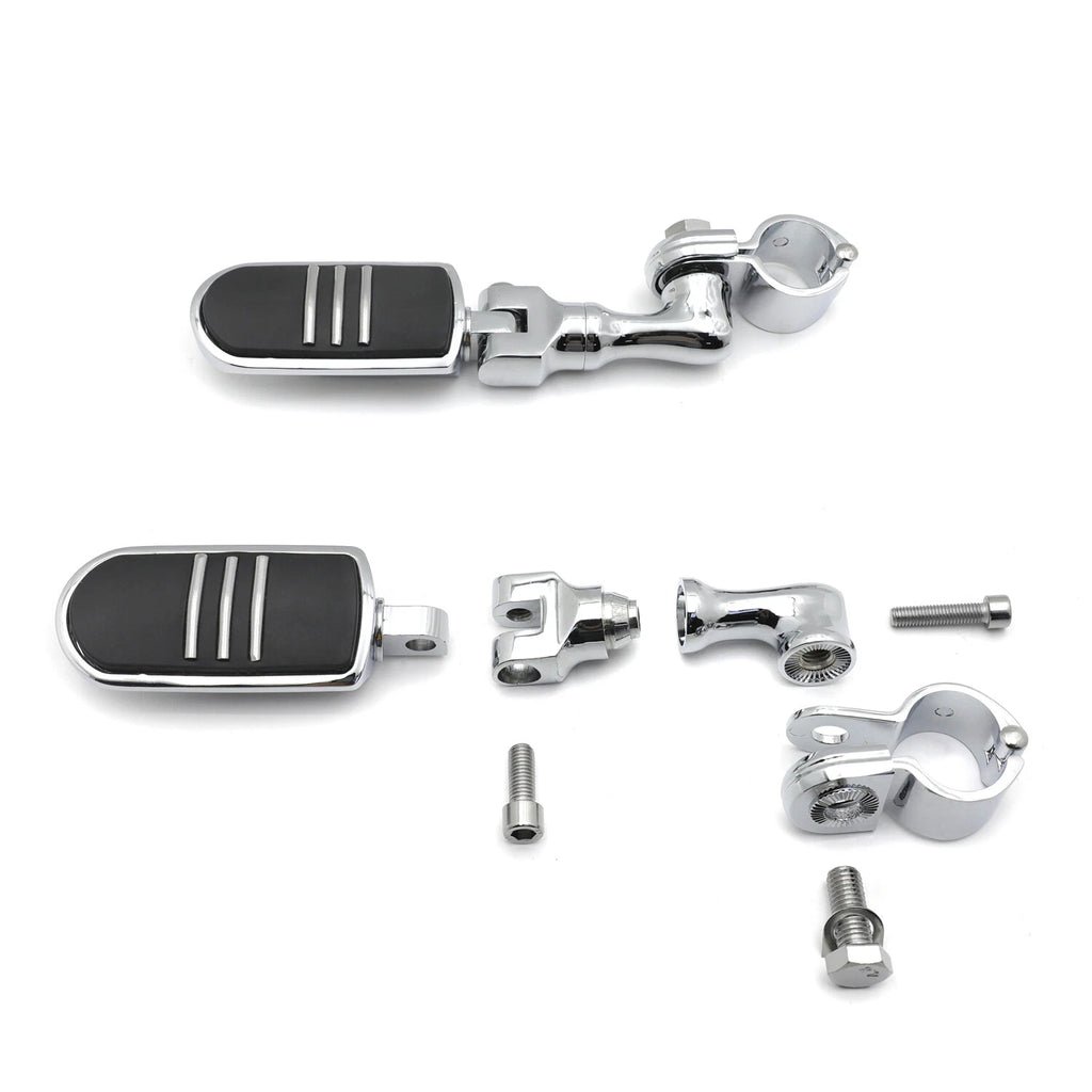 Streamliner Footpegs for Highway Engine Guard Crash Bar (3" Mount)