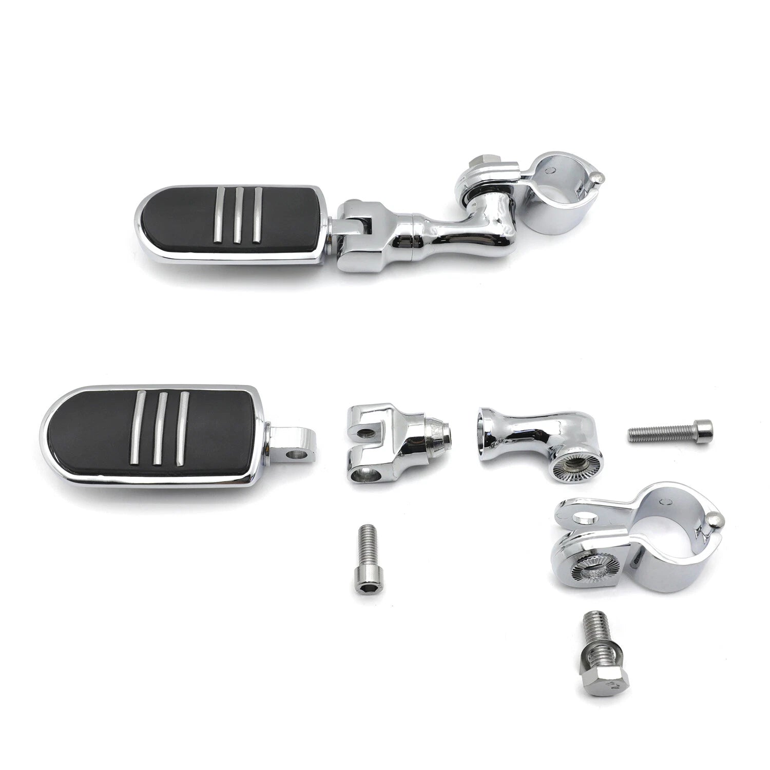 Streamliner Footpegs for Highway Engine Guard Crash Bar (3" Mount)