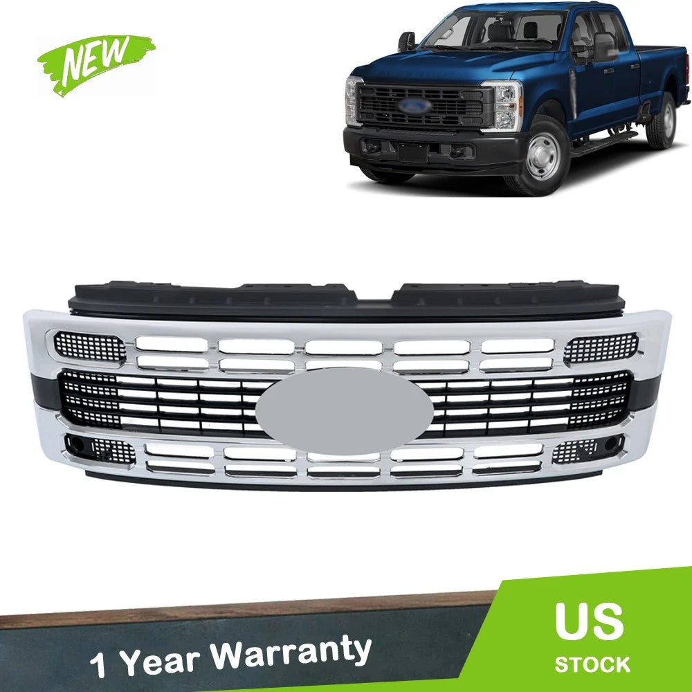 Front Upper Center Mesh Grille PC3Z8200BB for Ford F250 XL/XLT (2023–2024)