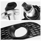 M3 Style Front Bumper Cover + Grille + Fog Light for BMW E90 3-Series (2009–2011)