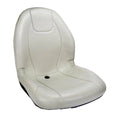 High Back Seat 20" Gray PVC Vinyl for