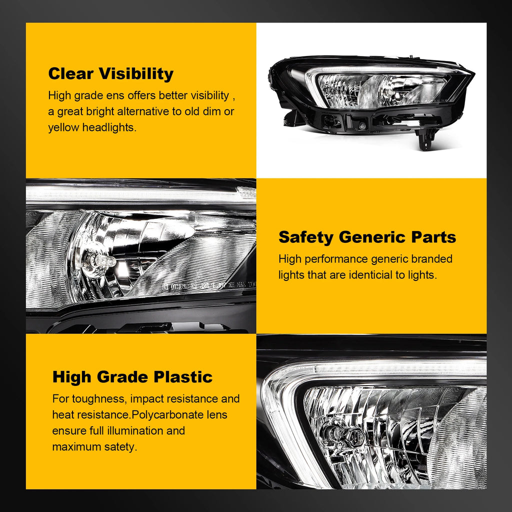 LED Headlight Assembly with DRL for Buick Encore GX (2020–2023)