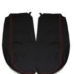 Carbon Fiber Console Armrest Cover for Acura MDX (2007–2013) Red Stitch