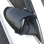 Carbon Fiber Look Rearview Side Mirror Covers for Kia Forte EX Sedan (2014-2020)