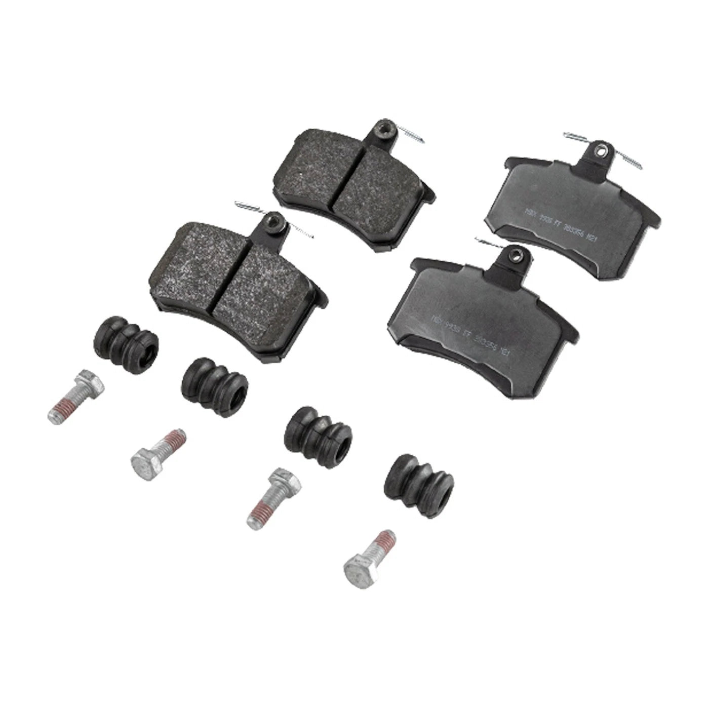 Set of 4 NAO Brake Pads for Audi 200 Quattro (1989–1991)