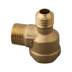 2X Brass Male Threaded Check Valve Connector for Air Compressor