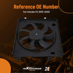 Engine Radiator Fan for Honda Fit (2015–2020) 611480 2100 RPM