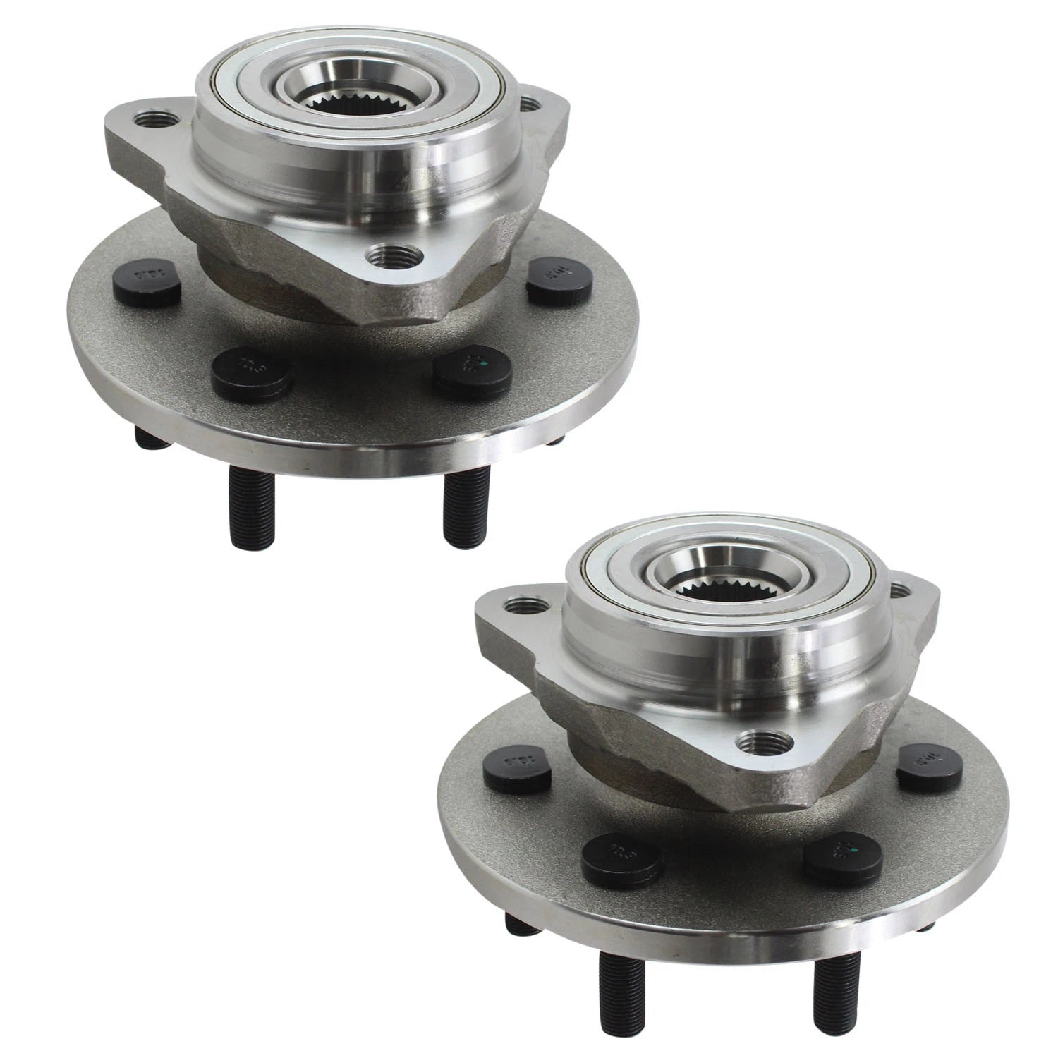 2pc Front Wheel Bearing Hub Assembly for Dodge 4WD ABS