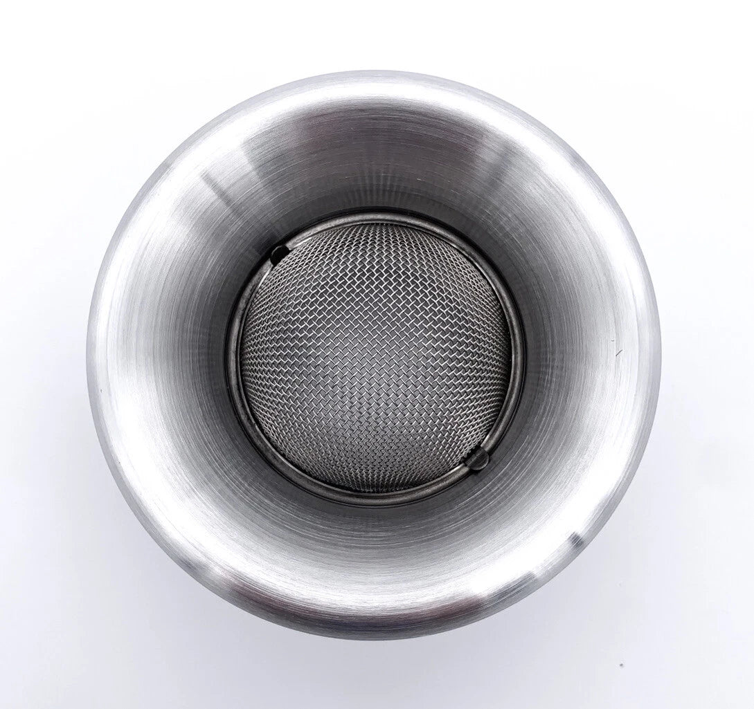 2 Barrel Carb Replacement Unpolished Aluminum Large Bug Horn for Holley (—)