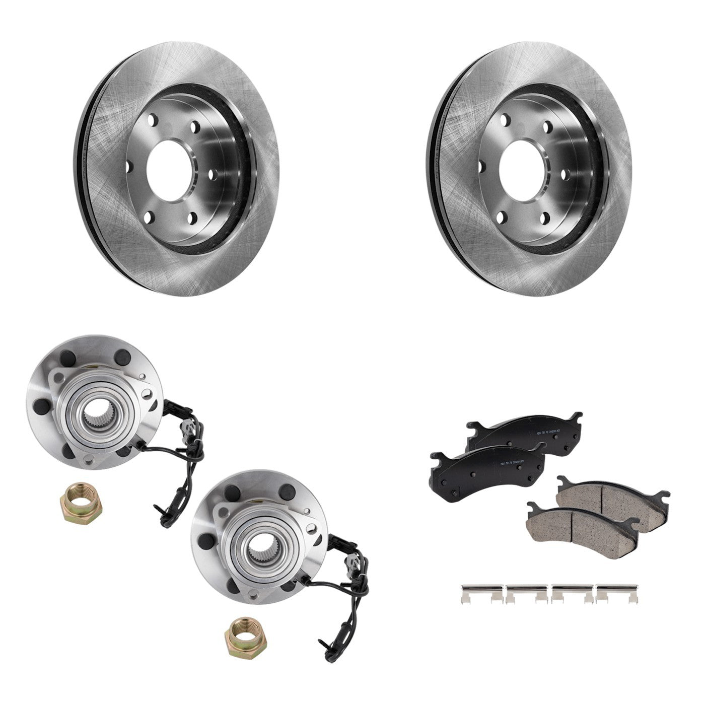 Wheel Hub Set for GMC Savana 2500 (2003–2005) Front AWD