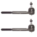 Set of 2 Outer Steering Tie Rod Ends for Chevrolet S10 GMC S15 (RWD)