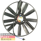 Auxiliary Cooling Fan for Mercedes-Benz 190D 190E 300SE 300SEL 560SL (1982–1993)
