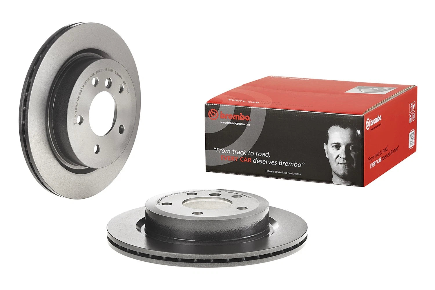 Brembo 300mm Disc Brake Rotor for BMW Z4 E89 (2009–2016) - Rear Left/Right