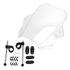 Adjustable Wind Screen Windshield for Universal Motorcycle (22MM 25MM 28MM)