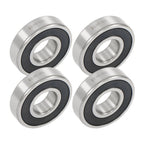 Set of 4 Deep Groove Ball Bearings for Various Applications (28x68x18mm)