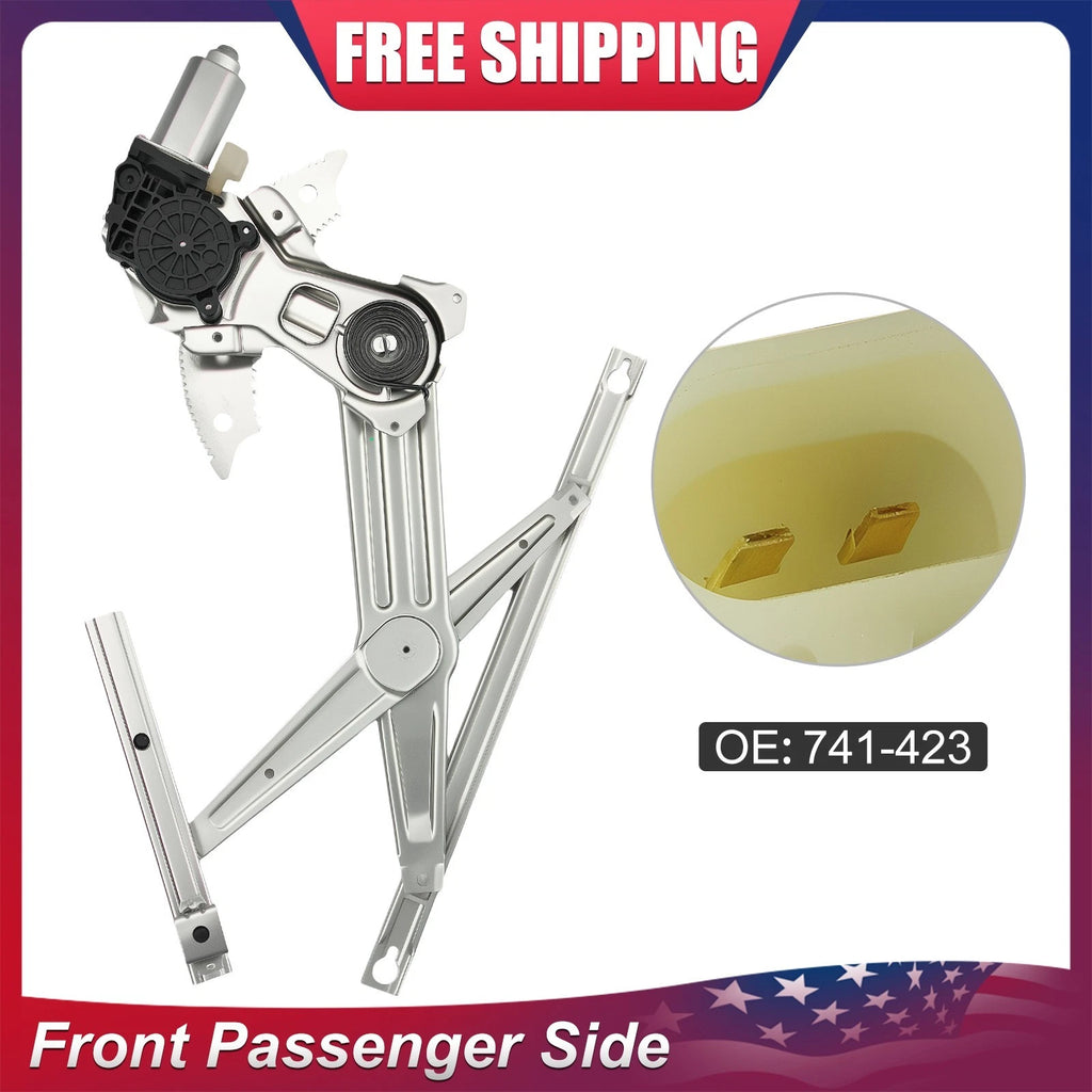 Window Regulator with Motor for Dodge Ram 1500 2500 3500 (2002–2010)