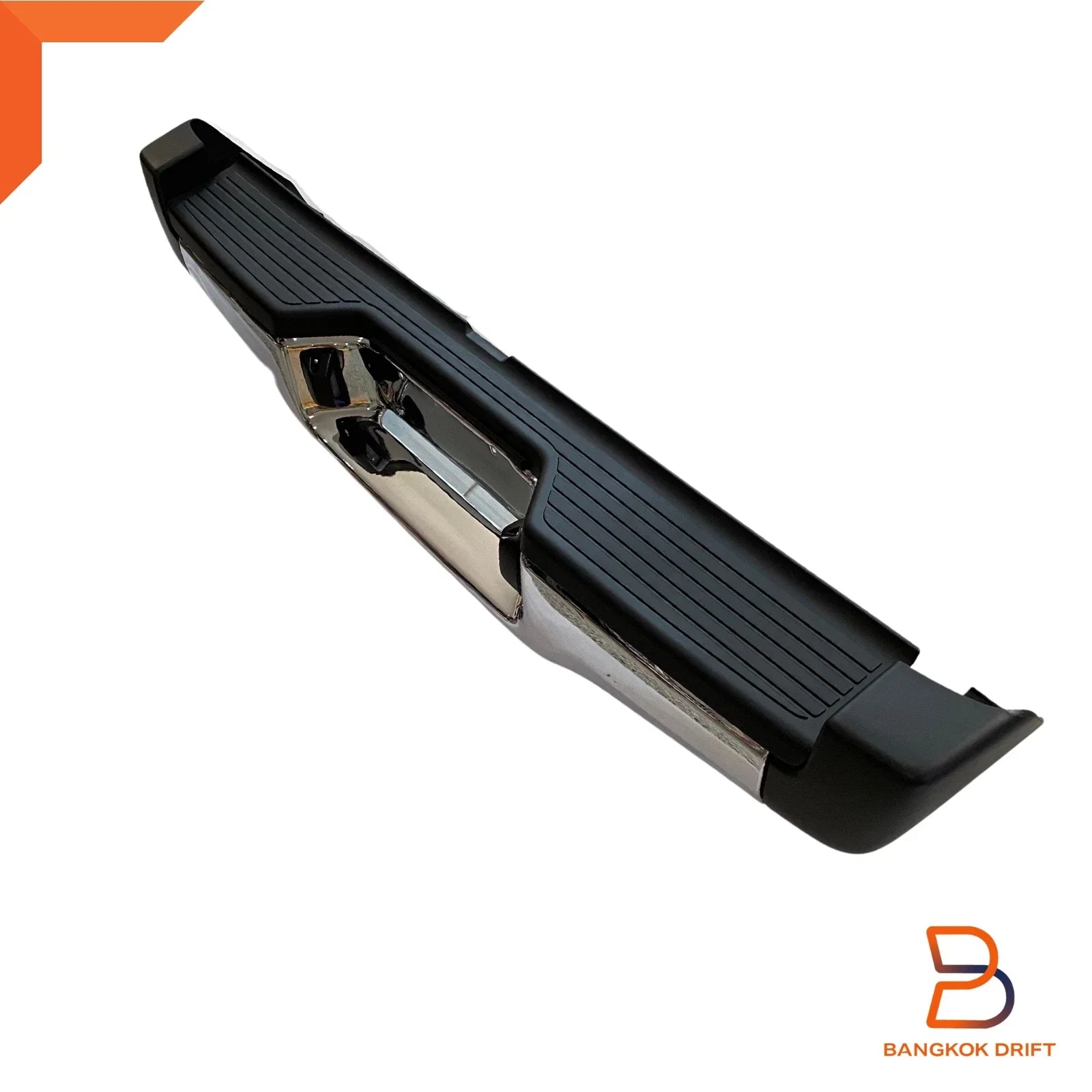 Chrome Rear Step Bumper Bar for Nissan Navara Ute D22 (1998-2004)