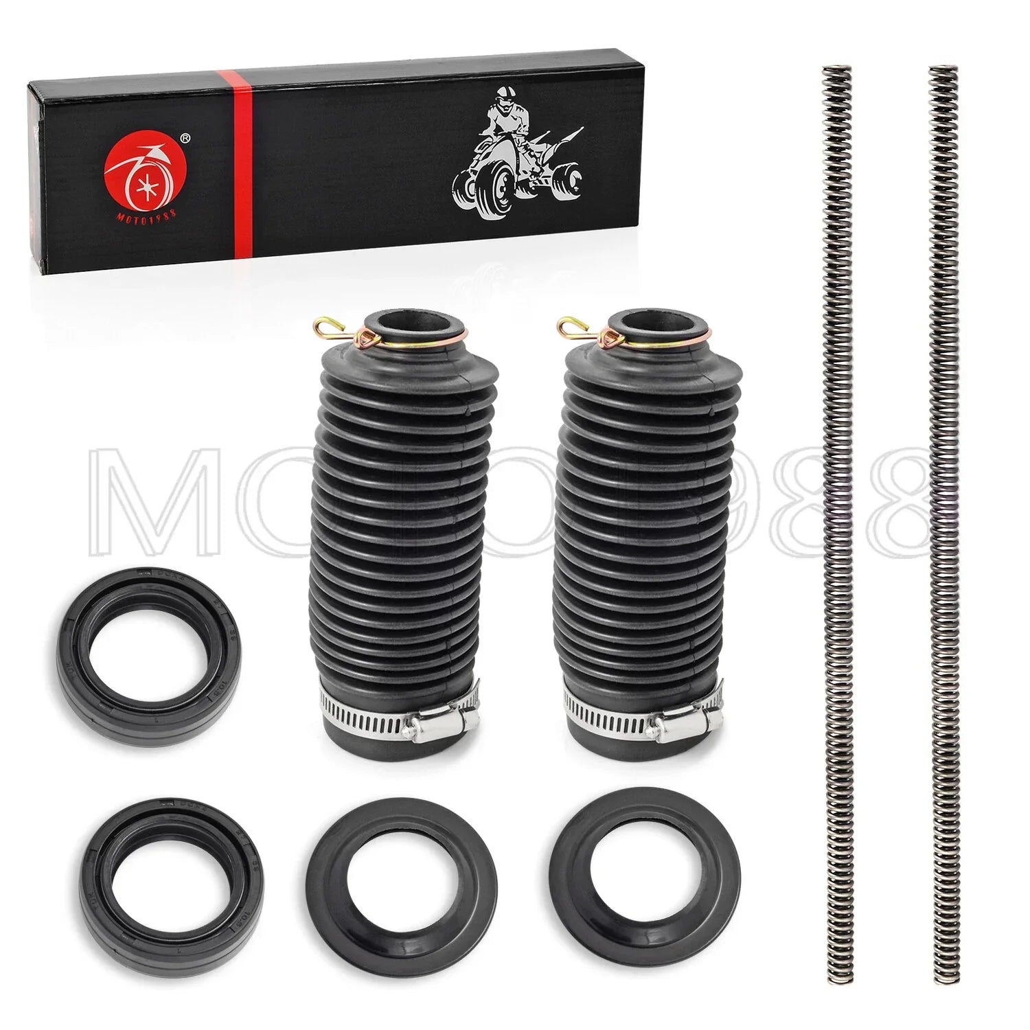HD Fork Springs Fork Boot Dust Seals Assy for Honda XR100R CRF100F (1997–2016)
