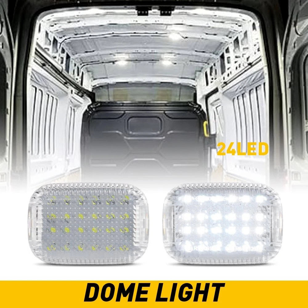 2X Interior LED Dome Light for Ford Transit 150 250 350 (2015–2024)