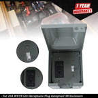 Rainproof Outdoor Electrical Outlet with Cover for Various Models