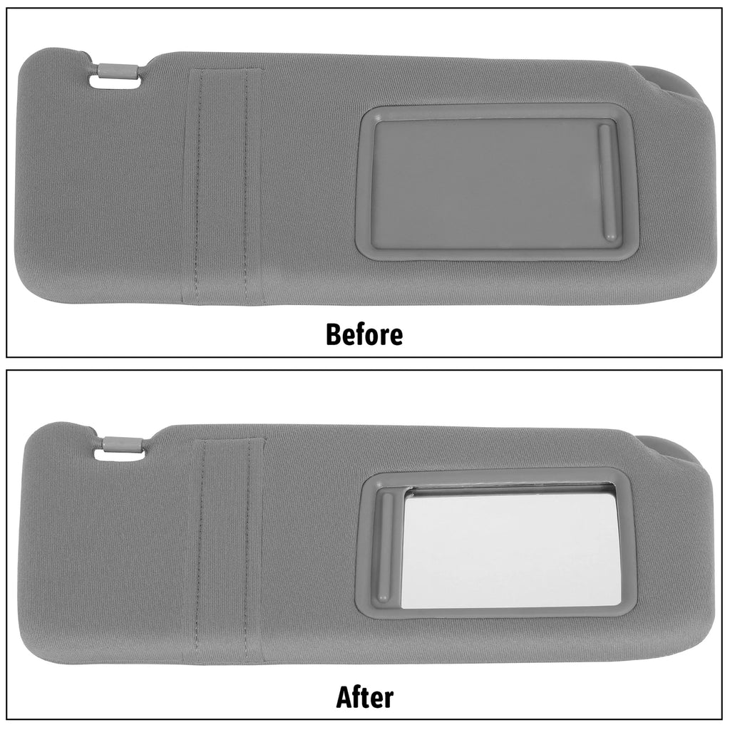 Right Passenger Side Sun Visor for Toyota Camry (2007–2011)